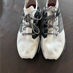 Womens White and Black Athletic Shoes  Northface .new shoelaces